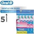 Oral-b Ultrathin Pro Gum Care (Extra Soft) Manual Toothbrush 5 Count - Polybag