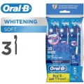 Oral-b 3d White (Soft) Manual Toothbrush 3 Count - Polybag