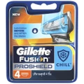 Gillette Fusion Proshield Fusion P/shield Chillcart 4s