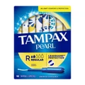 Tampax Pearl Plastic Regular Absorbency Unscented Tampons 18s