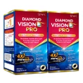 Afc Diamond Vision Pro 4x Twin Packset Dietary Supplement (With Floraglo Lutein 4x Eye Supplement For Dry Eye + Tired Eyes + Blurred Vision + Blue Light Protection + Eye Fatigue) 30s X 2packs