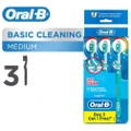 Oral-b Complete Easy Clean (Medium) Manual Toothbrush 3 Count - Polybag