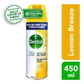 Dettol Anti-bacterial Disinfectant Spray Lemon Breeze (Kills 99.9% Germs) 450ml