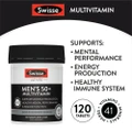 Swisse Men's 50+ Ultivite Multivitamin Tablet (For Healthy Muscle Function & Cognitive Health) 120s