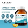 Blackmores Blackmores Omega Triple Concentrated Fish Oil Capsules 60s