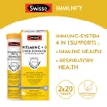 Swisse Ultiboost Vitamin C + D, Zinc & Echinacea Effervescent Tablet 20s X 2 Tube
