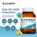 Blackmores Blackmores Odourless Fish Oil 1000mg Capsules 400s