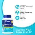 Ocean Health Omega-3 Fish Oil Softgel 1000mg (For Heart, Brain, Eyes & Joints + Halal) 60s