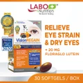 Labo Nutrition Visionregain Dietary Supplement Softgel (Sharp Vision Supplement For Eye Strain, Dry Blurry Vision, Blue Light, Eye Health) 30s