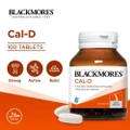 Blackmores Blackmores Cal-d Calcium 600mg + Vitamin D3 500 Iu Tablets 100s