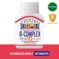 21st Century High Strength B-complex With Vitamin C Vegetarian Capsules (Maintain Good Health And Energy) 30s