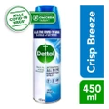 Dettol Anti-bacterial Disinfectant Spray Crisp Breeze (Kills 99.9% Germs) 450ml