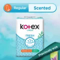 Kotex Kotex Fresh Panty Liner Regular Green Tea Scented 40s