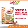 Labo Nutrition Adaptwell Dietary Supplement Veggie Capsules (Reduce Stress, Relax Mood, Calm Brain, Restful Sleep) 90s