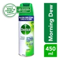 Dettol Anti-bacterial Disinfectant Spray Morning Dew (Kills 99.9% Germs) 450ml
