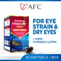 Afc Diamond Vision Pro 4x Dietary Supplement (Floraglo Lutein 4x Eye Supplement For Dry Eye, Tired Eyes, Blurred Vision, Blue Light Protection, Eye Fatigue) 30s