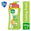 Dettol Dettol Lasting Fresh Anti-bacterial Bodywash 950ml X 2s (Honeydew Melon & Cucumber)