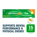 Berocca Performance Effervescent Orange Flavour 15s
