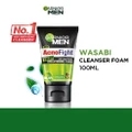 Garnier Men Acno Fight Wasabi Brightening Foam (Anti-bacteria) 100ml