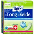 Sofy Long & Wide Fit Absorb Pantyliner Anti-bacteria Regular 40s