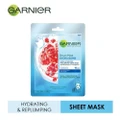 Garnier Hydra Bomb Pomegranate Super Hydrating Replumping Serum Tissue Mask 1s