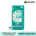 Garnier Hydra Bomb Eye Serum Mask Lines Smoothing Eye Mask (With Hyaluronnic Acid And Coconut Water) 8s