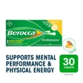 Berocca Performance Vitamin B Mango Energy Effervescent Tablet 30 Tablets