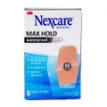 Nexcareâ¢ Max Hold Bandage Plaster For Knee & Elbow Waterproof (Holds Up To 48hr + Germ & Dirt Proof) 6s