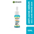 Garnier Anti-acne Serum (With 4% Vitamin C + Salicylic + Niacinamide + Aha To Fight Acne And Fade Dark Spots) 15ml