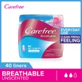 Carefree Breathable Unscented Panty Liners 40s