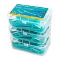 Watsons Mint Flat Thread Dental Floss Picks 50s X3