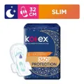 Kotex Soft & Smooth 360â° Protection Slim Overnight Sanitary Pad Wing 32cm (For Heavy Flow) 18s