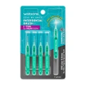 Watsons I-type Charcoal Interdental Brush (For Front Teeth, Japan Stainless Steel Wire, Xxs Size 0.6mm, Charcoal Removes Bad Breath) 5s