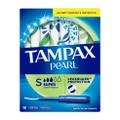 Tampax Pearl Plastic Super Absorbency Unscented Tampons 18s