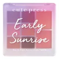 Cute Press Day To Night Eye & Cheek Palette (Early Sunrise) Highly Pigmented And Long Lasting 1s