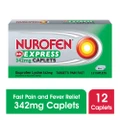 Nurofen Express Pain & Fever Relief Caplet 342mg 12s