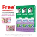 Darlie Darlie Double Action Multicare Toothpaste Promo Packset Consists 180g X 3s + Tokidoki Container With Lid 1s (*Designs Issued At Random)