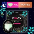 Kotex Overnight Panties Herbal Anti-bacterial Size M-l 2s