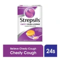 Strepsils Lozenges Soothing Relief For Sore Throat Chesty Cough 24s