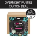 Kotex Overnight Panties Herbal Anti-bacterial Size M-l 2s X 16pkt (Per Carton)