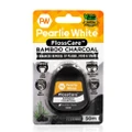 Pearlie Whiteâ® Flosscare Bamboo Charcoal Floss (Helps To Remove Plaque And Food Particles In Hard To Reach Areas) 50m