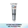 Gatsby Meta Rubber Gel Playful (Creates A Long Lasting Firm And Lifted Hairdo That Is Easy For The Everyday Consumer To Style With) 140g