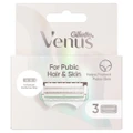 Gillette Venus For Pubic Hair And Skin Refill Blades (Help Protect Bikini Skin From Shave Irritation) 3s