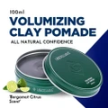 Ubersuave Volume Clay Pomade (High Quality, Volume Creating Clay Pomade That Provides A Completely Matte Finish With A Solid Hold, Enabling Multiple Hair Styles That Require Volume And Texture) 100ml