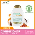 Ogx Coconut Curls Conditioner + Quenching (For Normal To Frizzy Hair) 385ml