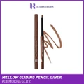 Holika Holika Mellow Gliding Pencil Liner (08 Mocha Glitz), Lasts Long Without Smudge By Double Long Lasting System Of Both Water And Oil Proof 1s