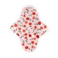 Hannahpad Organic Cotton Cloth Pad Pantyliner Set Of 2 Poppy Pink (With Wings + Washable & Reusable) 2s