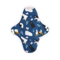 Hannahpad Organic Cotton Cloth Pad Small Set Of 2 Classy Cat Blue (With Wings + Washable & Reusable) 2s
