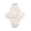 Hannahpad Organic Cotton Cloth Pad Small Set Of 2 Edelweiss Ivory (With Wings + Washable & Reusable) 2s