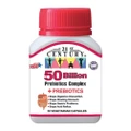21st Century 50 Billion Probiotics Complex Vegetarian Capsules (Limits Stomach And Digestion Issues) 30s